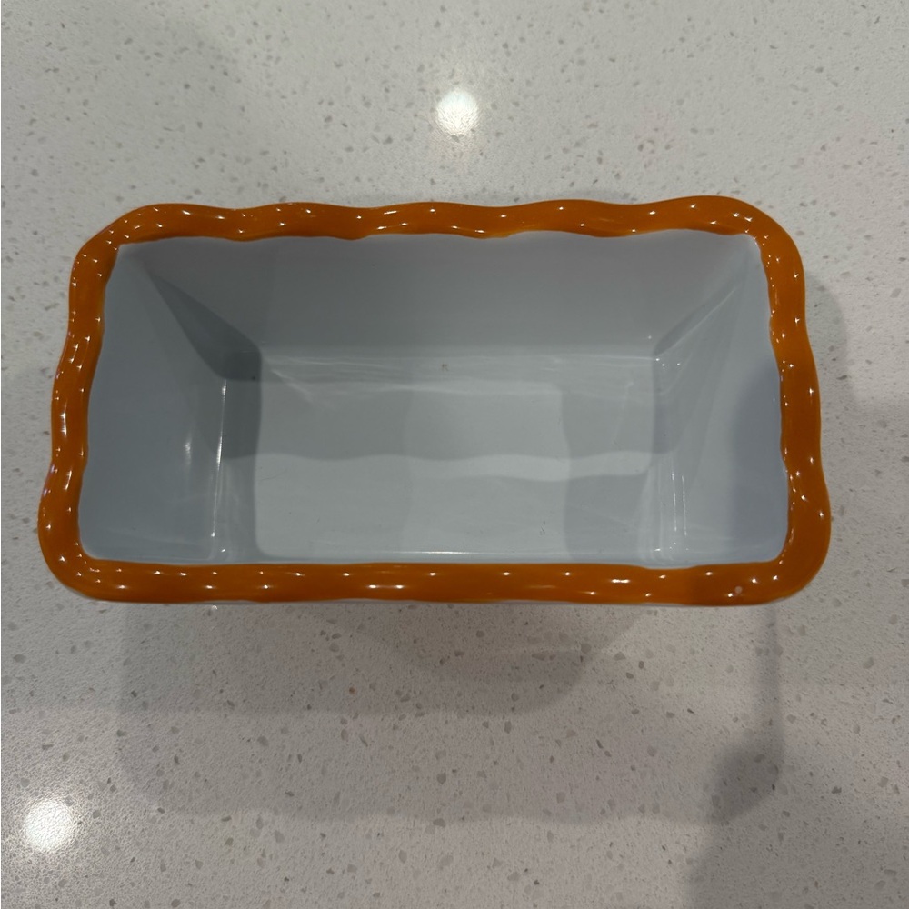 Star Wars Baby Yoda Pumpkin Ceramic Serving Dish - White, Orange, Green - Picture 2 of 3